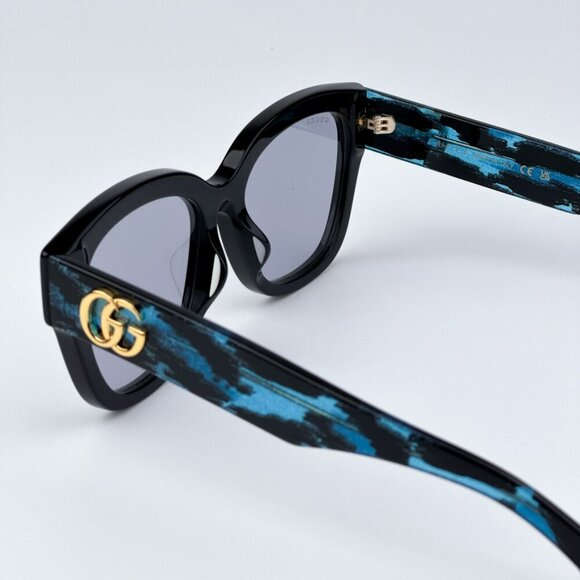 Gucci GG1550SK 003 BRAND NEW Sunglasses Black Violet Women Square main image 9